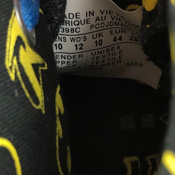 Converse Batman High-Top Sneakers - Black, Yellow, Blue